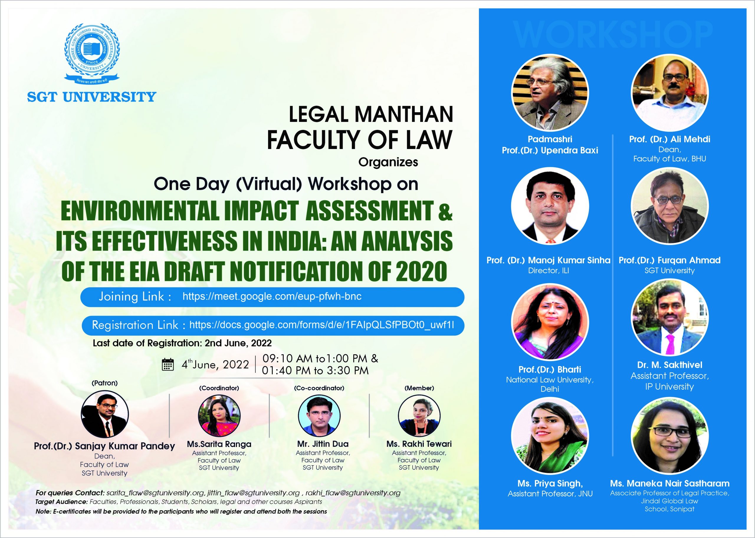 Read more about the article Virtual Workshop on occasion of World Environment Day