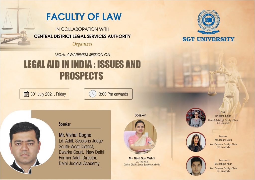 research paper on legal aid in india
