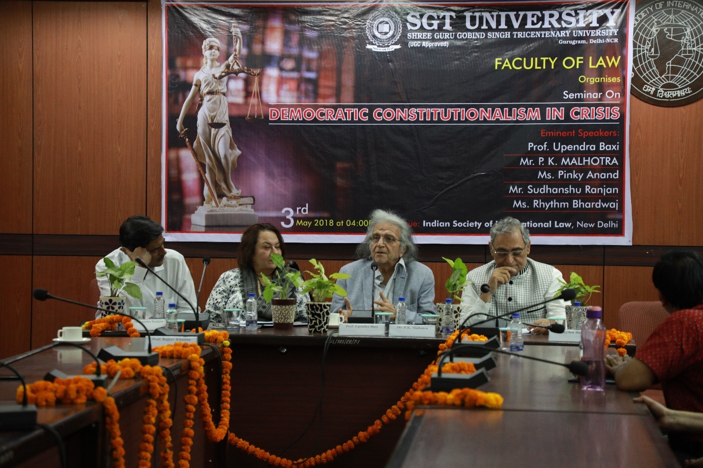 Read more about the article SEMINAR ON DEMOCRATIC CONSTITUTIONALISM IN CRISIS